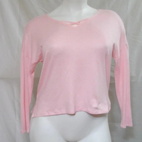 Ande Supersoft V-Neck Knit Pajama‎ Top XL Pink - Picture 1 of 7